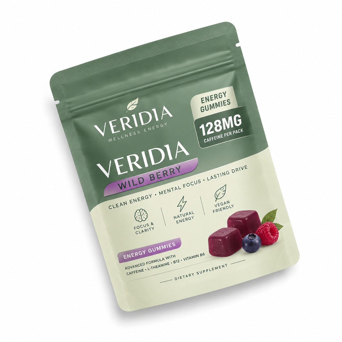Gomitas energéticas diarias (Bodacious Berry) - Paquete de 30