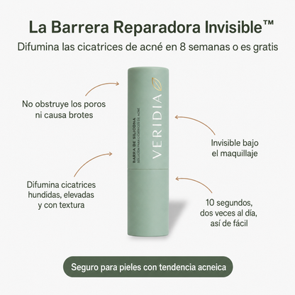 Barra reparadora de cicatrices de acne clinica